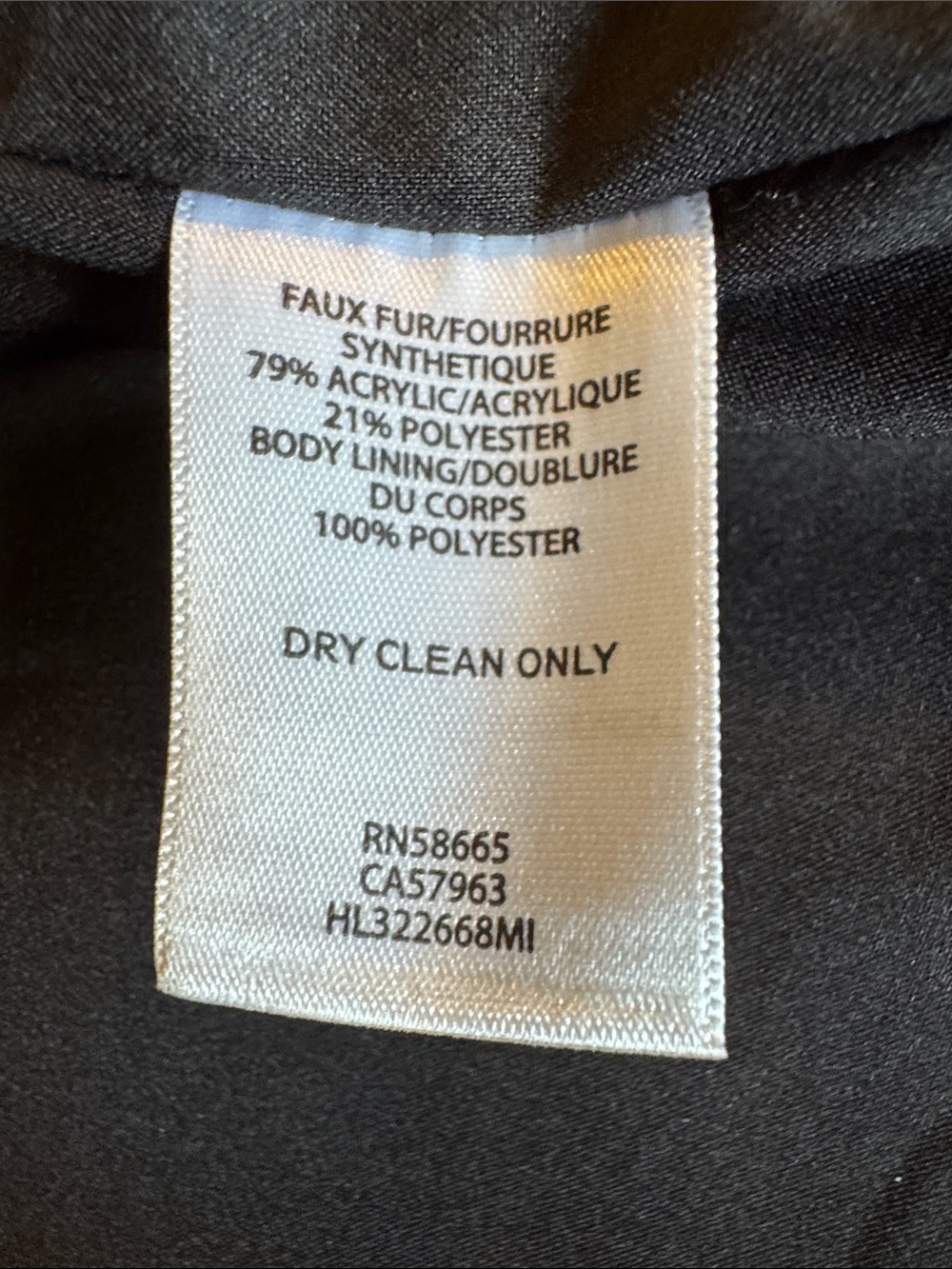 Trouve Gray Faux Fur Open Vest NWOT - Picture 5 of 5